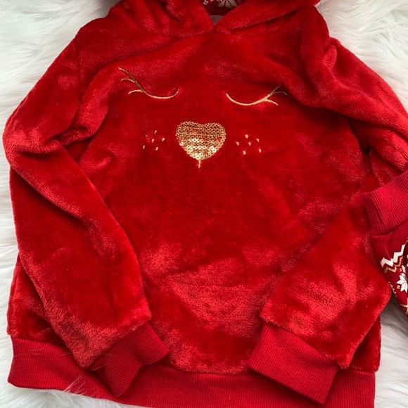 Epic Threads Fuzzy Hoodie Outfit Set Size 4T - Picture 2 of 7
